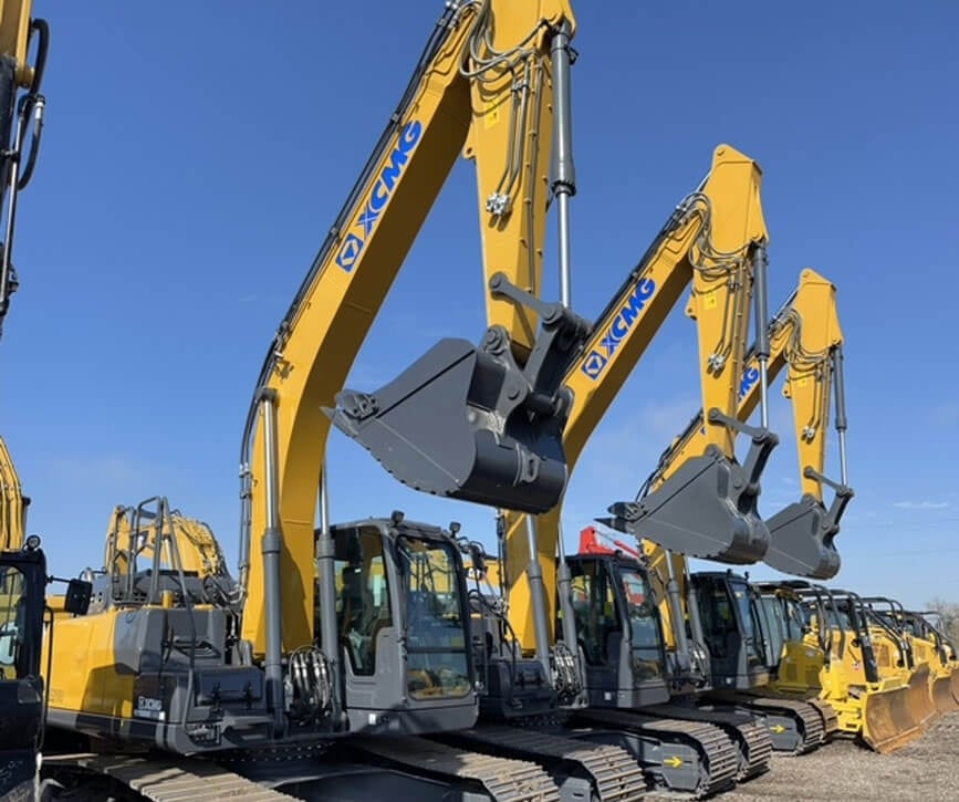 Rent XCMG Excavators and Loaders